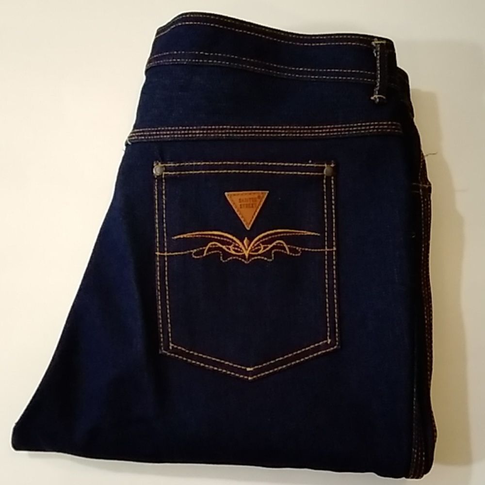 VTG SANTEE STREET BRAND NEW JEANS SIZE 38 INSEAM L (33)